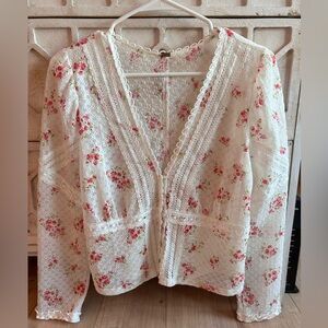 Free People Lace Top